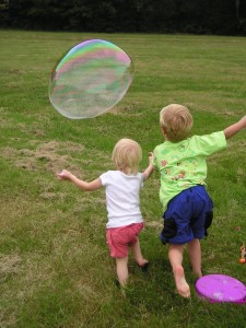 Chasing Bubbles Looks like Fun Chasing Bubbles Looks like Fun